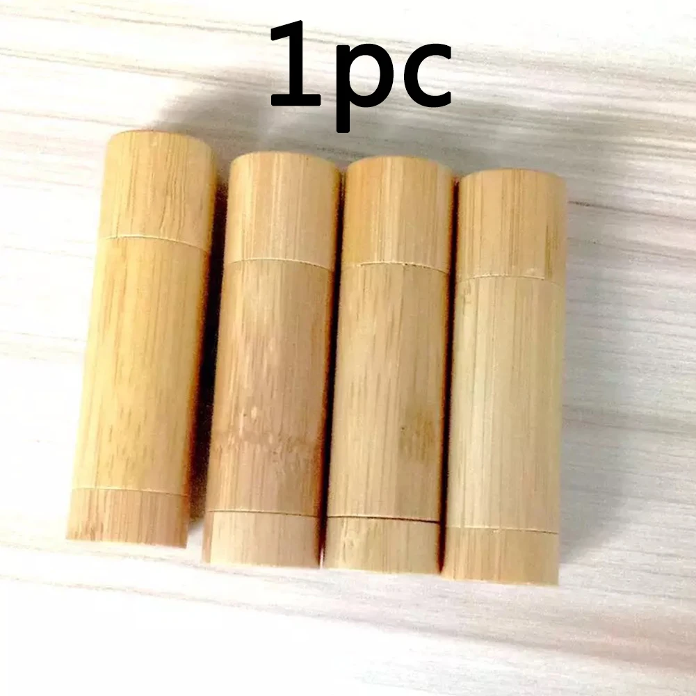 5 мл пустые многоразовые бамбуковые Бальзамы для губ трубка губная помада