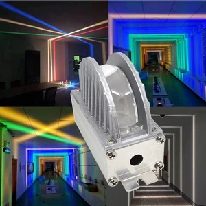 Светодиодный настенный светильник 5 Вт на windows sill освещение теплый белый красный зеленый синий RGB водонепроницаемые наружные декоративные фонари Контурные светильники