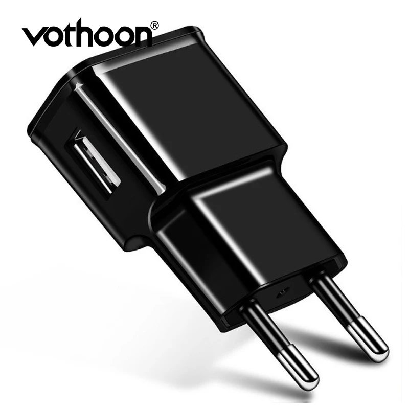 USB адаптер для samsung Galaxy S5 S4 I9300 N7100, Универсальный USB адаптер для дома, 5 В, 2 А, EU, US