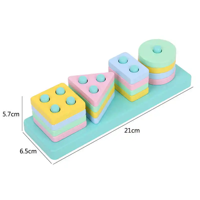 

Diy wood-building geometric jigsaw triage board toys early educational toys present for children