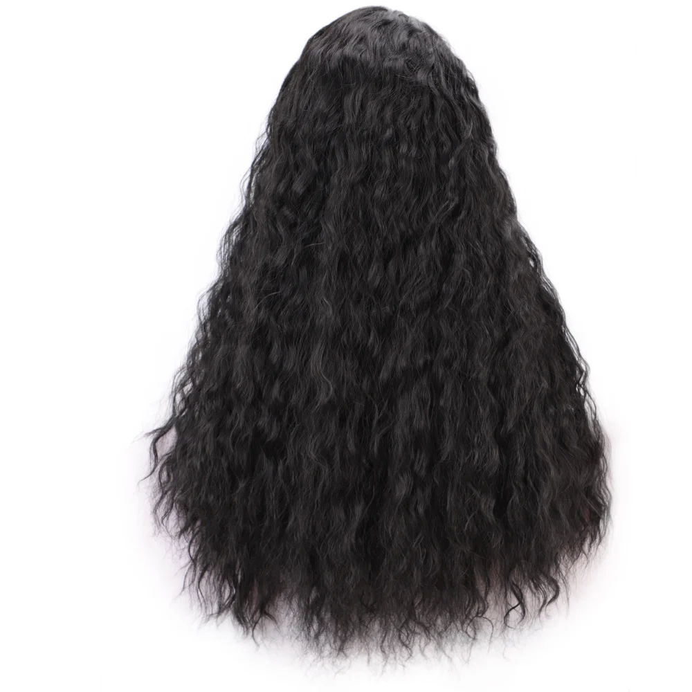Синтетические кружевные передние парики длинные свободные кудрявые для женщин