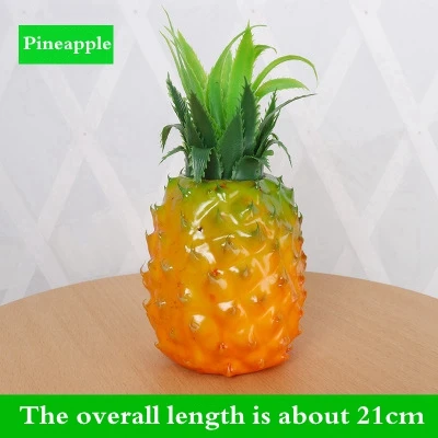 Pineapple Искусственный фруктовый Овощной Детский развивающий магазин дисплей реквизит цветок модель украшения фотография ферма украшения реквизит - Цвет: Pineapple