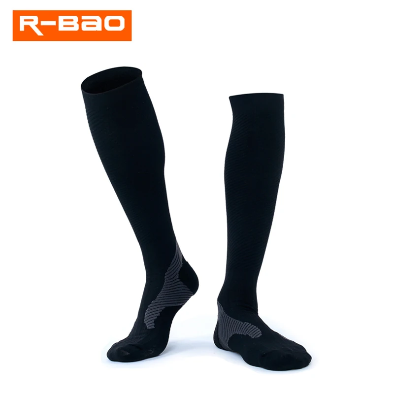 Компрессионные носки по колено для мужчин и женщин мужские высококачественные