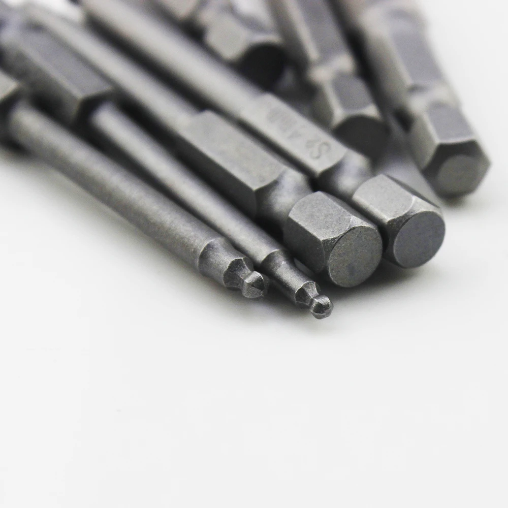 Набор Магнитных наконечников для отвертки 2 8 мм 65 шестигранный хвостовик 1/4 дюйма