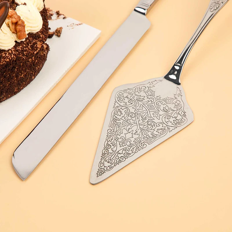 Набор ножей для свадебного торта из нержавеющей стали|Стойки| |