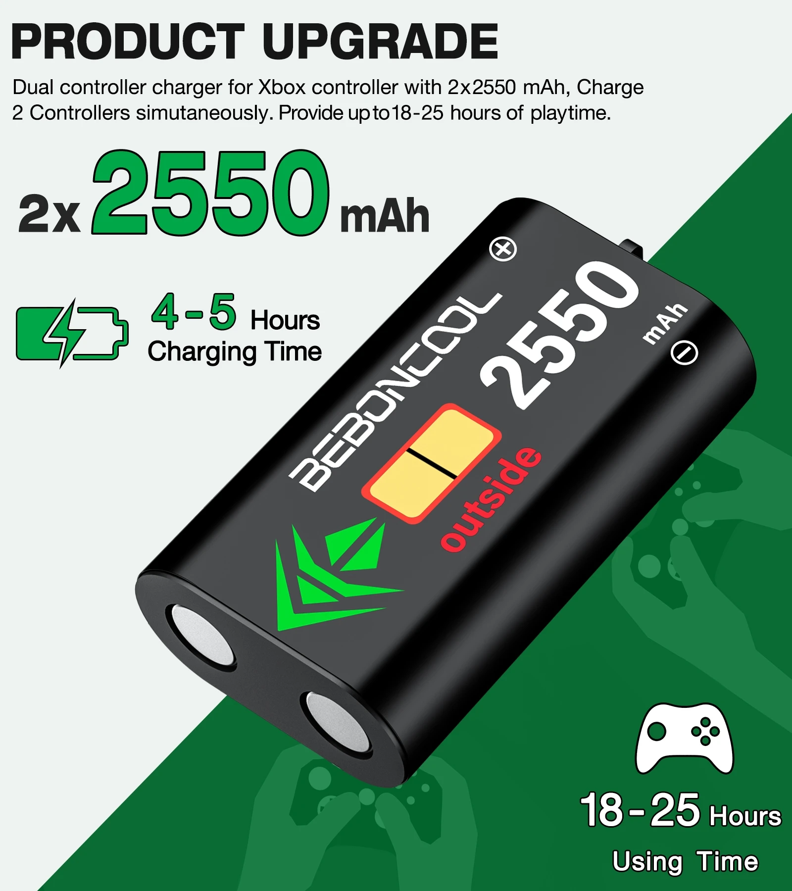 Зарядное устройство для контроллеров Xbox seсовершены X/Xbox S с 4 шт. батарей