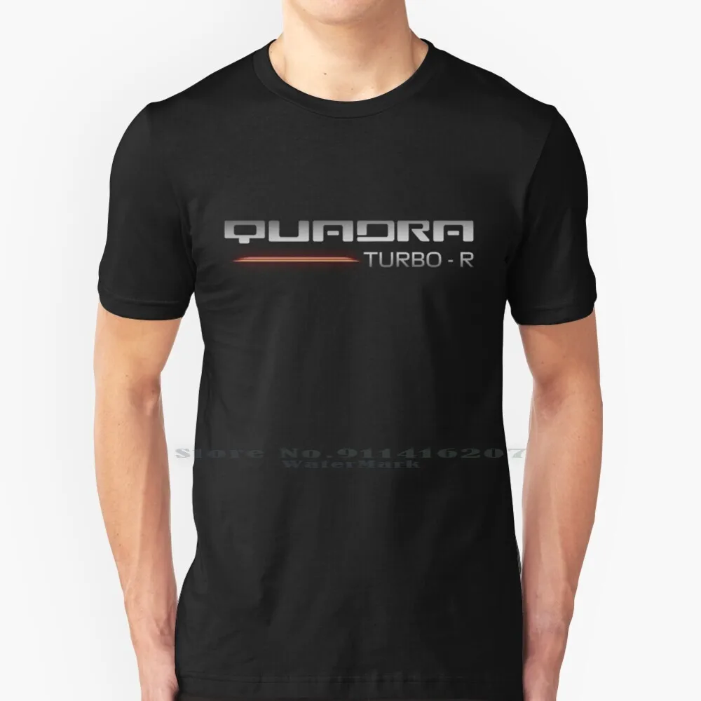 Quadra Turbo R T Shirt 100% Pure Cotton Game Gamer Gaming Video Game Car Emblem Cyber 2077 Keanu Mega City Punk Vehicle Reeves