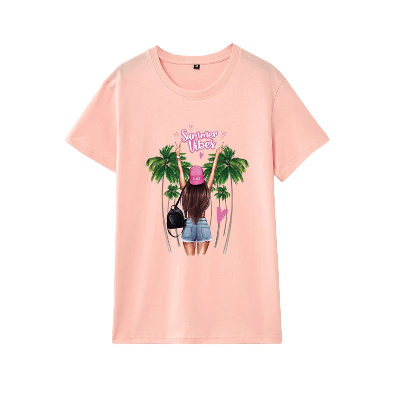 Женские летние нашивки для футболок платьев модные виниловые моющиеся