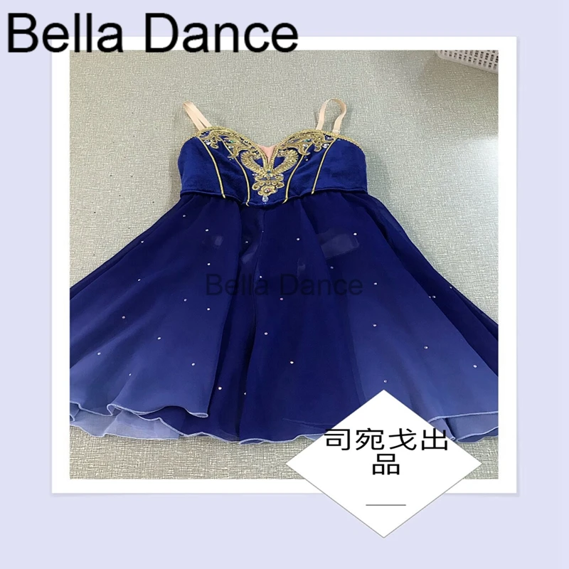

Girls Adult Professional Ballet Dress YAGP Cometition Royal Blue The Talisman Variation Ballet Dress CostumeBT2015