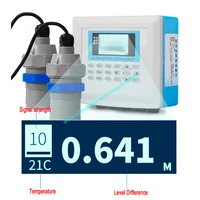 trumsense ultrasonic liquid level difference gauge to measure liquid depth difference between grids in sewage treatment plant
