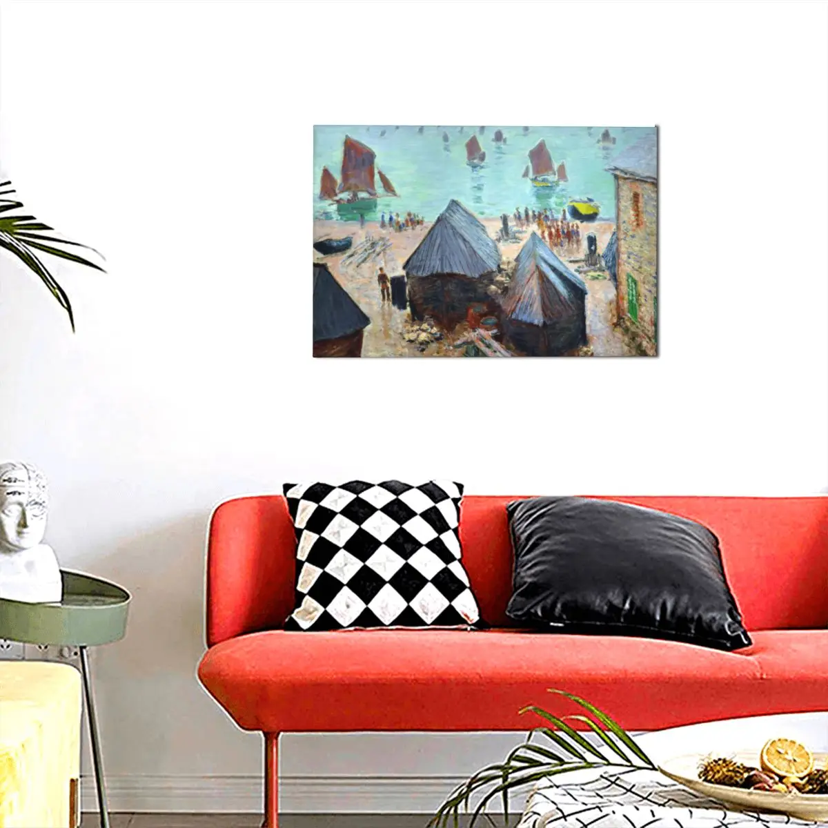 

Monet Painting Retro Wood Decoration Pictures Living Room Fashion Room Decor