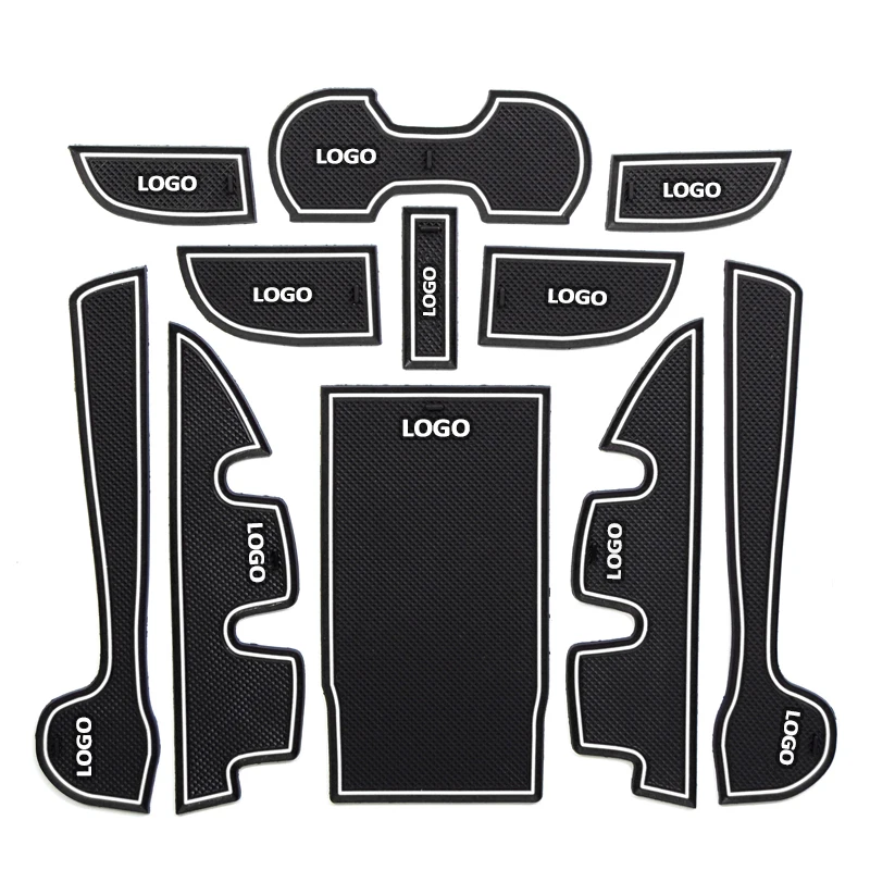 Anti-Dirty Pad For Toyota Camry 2012-2017 7 Gen XV50 Altis Aurion 50 MK7 Door Groove Gate Slot Coaster Anti-Slip Mat |
