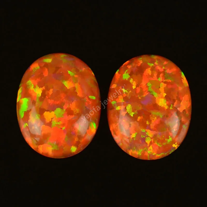 Разноцветный черный опал драгоценный камень овальная форма плоская основа