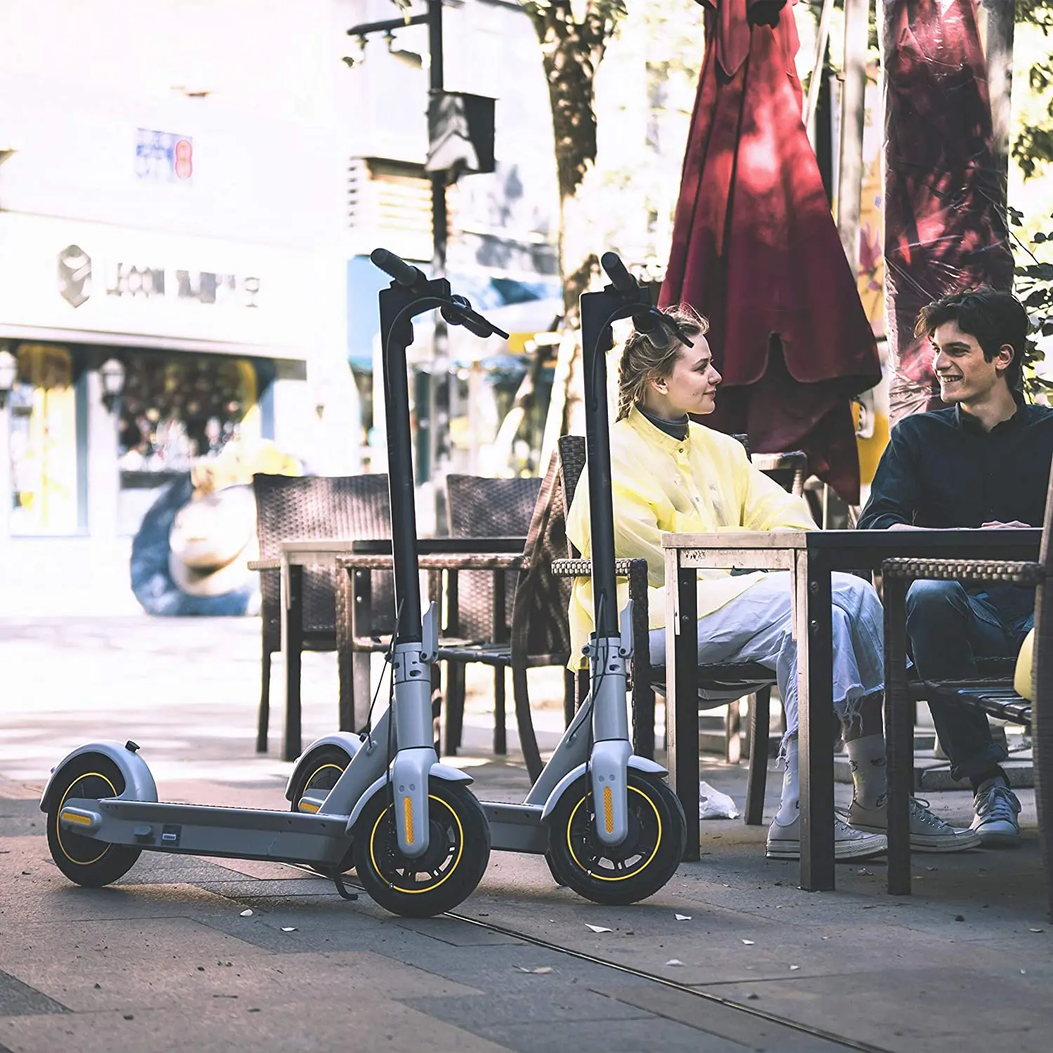Оригинальный умный электрический скутер Ninebot MAX G30LP складной скейтборд с двойным