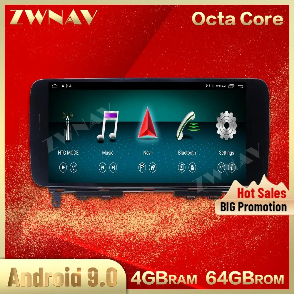 

10.25“ 4G+64G Android 10.0 Car Multimedia Player For Mercedes-Benz W204 2007-2011 GPS Radio Audio stereo GPS Navi Wifi head unit