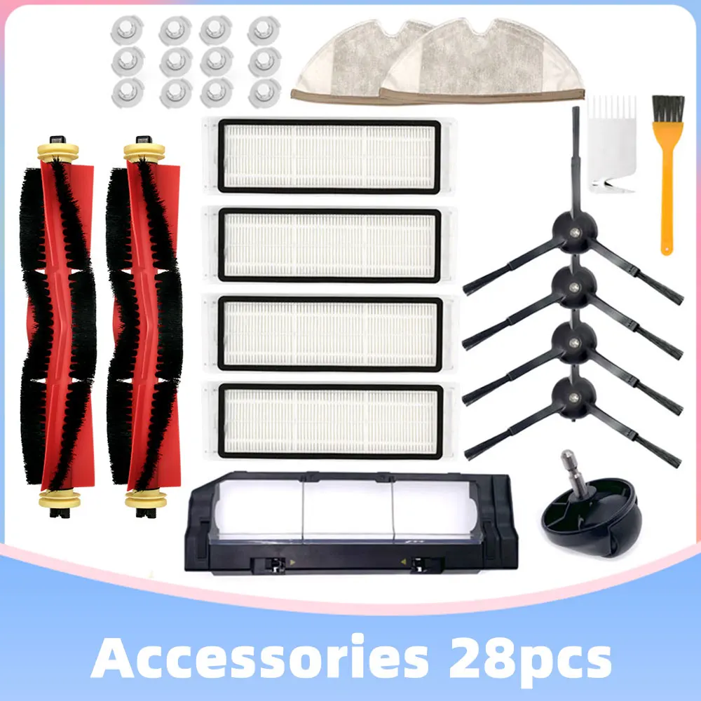 

Main & Side Brush HEPA Filter Mop Cloth Front Caster for Xiaomi Roborock S5 S50 S55 Robotic Vacuum Cleaner Parts Accessories