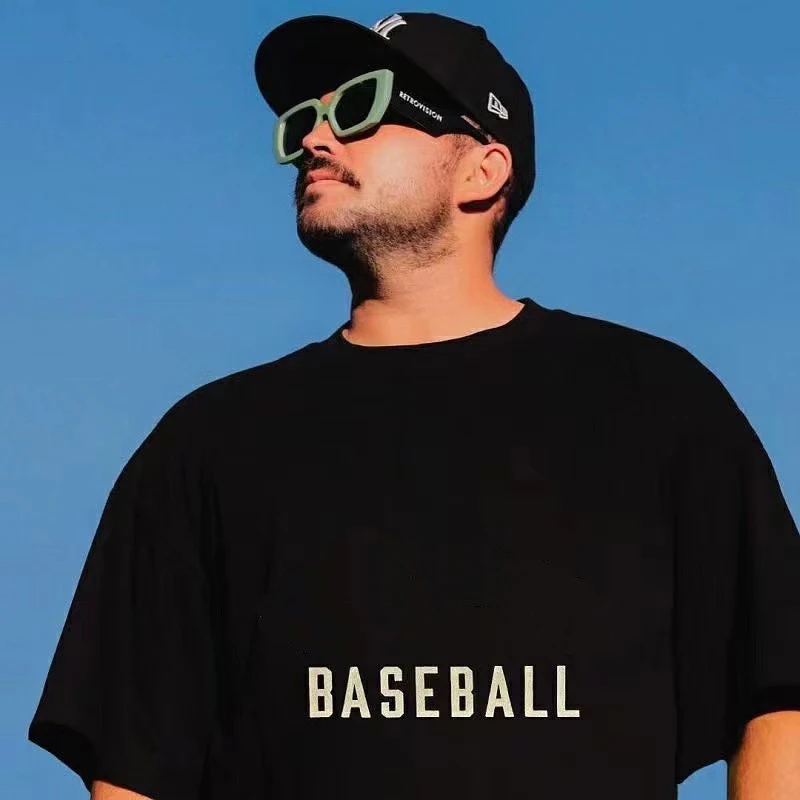 

High-quality Short-sleeved Hip-hop Summer T-shirt Pure Cotton Comfortable Simple High-version Boy's Top Summer T-shirt 2021