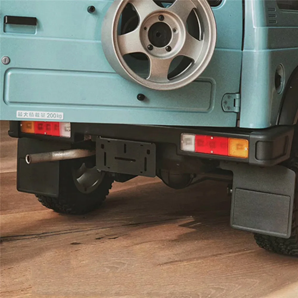 

Durable Metal Rear License Plate Holder for 1/6 Capo Samurai Jimny RC Car Accessories