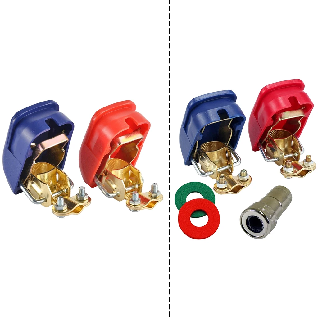 

2x Battery Terminals Clamps 12V Disconnect Negative Fit for Cars Truck Caravan Motorhome Marine