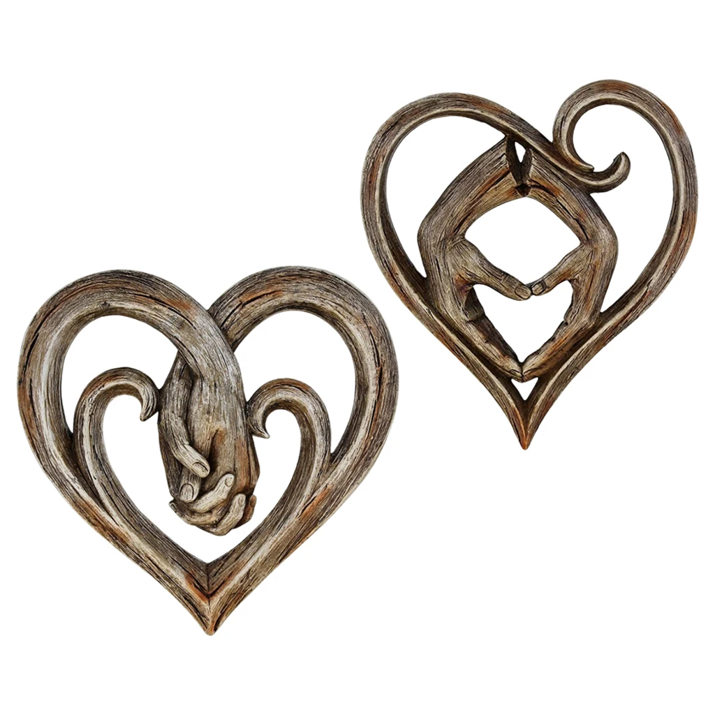 

Creative Heart-shaped Wall Hanging Decorations Art Home Hanging Ornament Wall Decoration