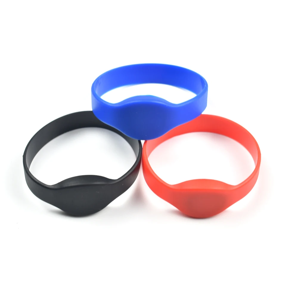 

13.56Mhz NFC M1 S50 ISO14443A RFID IC Access Control Access Card Waterproof Smart Silicone Wristband Bracelet