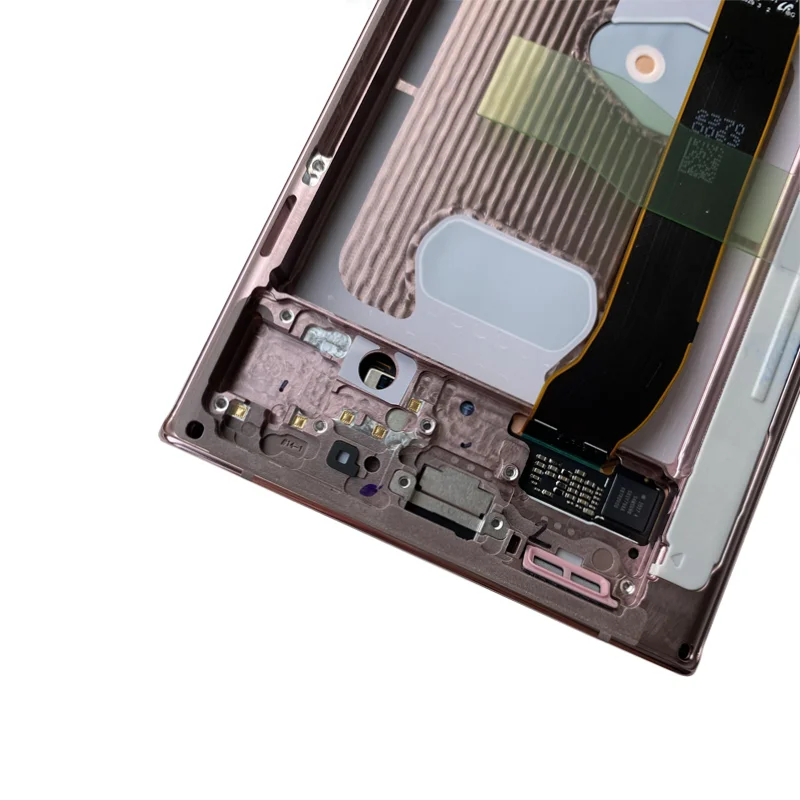 100 new original lcd screen for samsung galaxy note 20 ultra sm n986b with frame for samsung note 20u mobile phone lcd display free global shipping