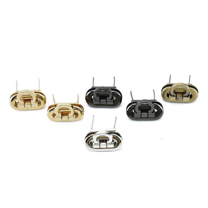 Alloy Fashion Buckle Twist Turn Lock Snap Clasps Closure Purse Hardware Bag Accessories for DIY Handbag Button | Багаж и сумки