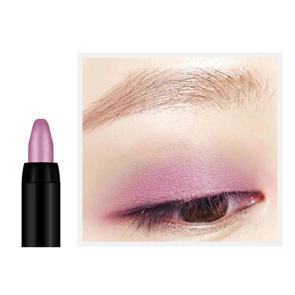 

10 Color Eyeshadow Stick Pearlescent Eyeshadow Pencil Highlight Stick Lasting Makeup Eyes Without Tool Long Cosmetics Dryin W3U7