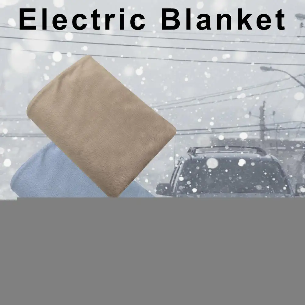 Зимнее теплое одеяло 12 В удобное электрическое для дома и автомобиля путешествий