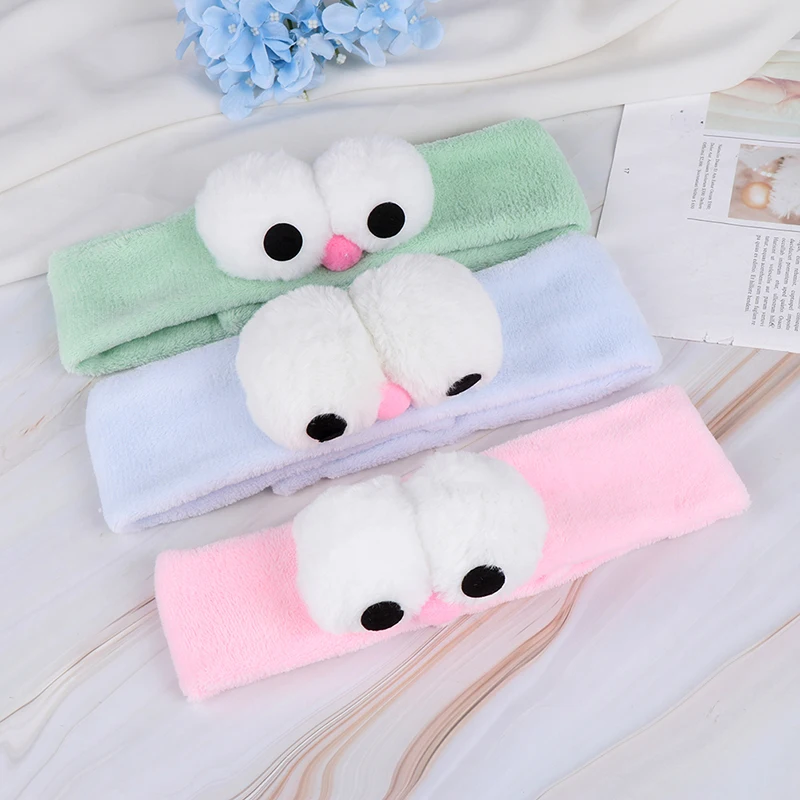 Новая модная Мягкая повязка для волос в стиле ретро маска лица с милым