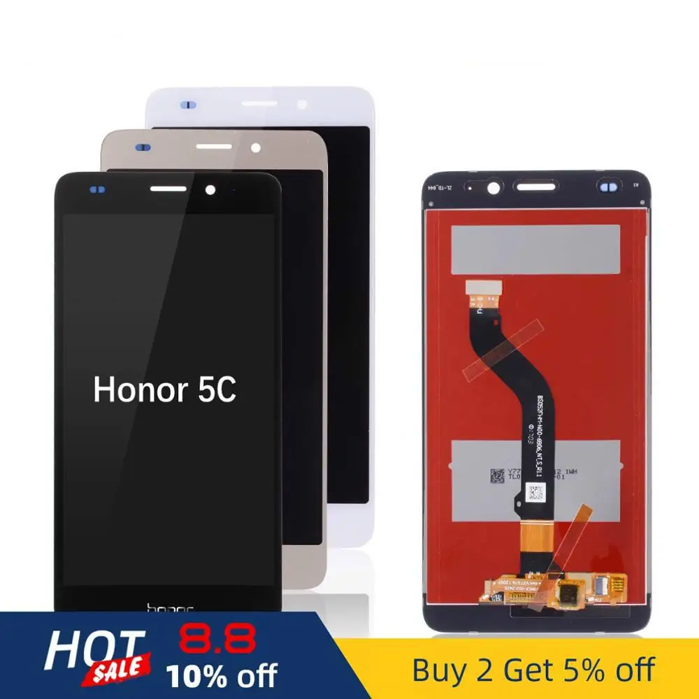 Дисплей для Huawei Honor 5C/Honor 7 Lite/GT3 lcd сенсорный экран дигитайзер Оригинальный NEM L21 L51