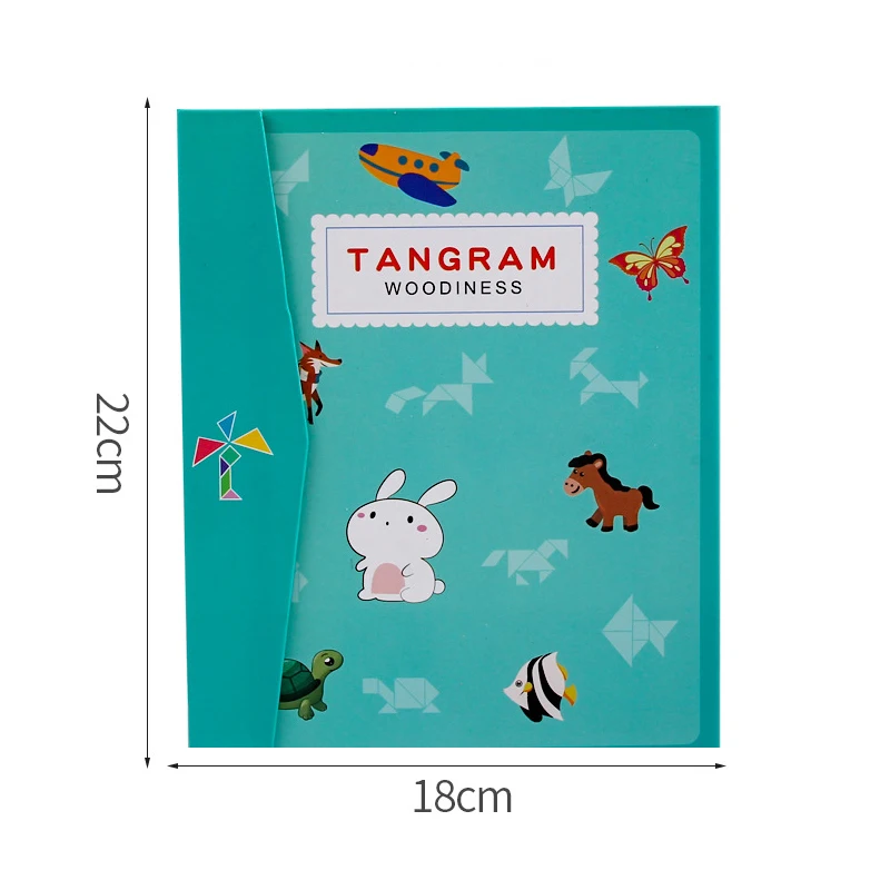 

Colorful Magnetic Jigsaw Creative Puzzle Book Wooden Toys Shapes Board Kids Early Education Brainstorm Toys Children party games