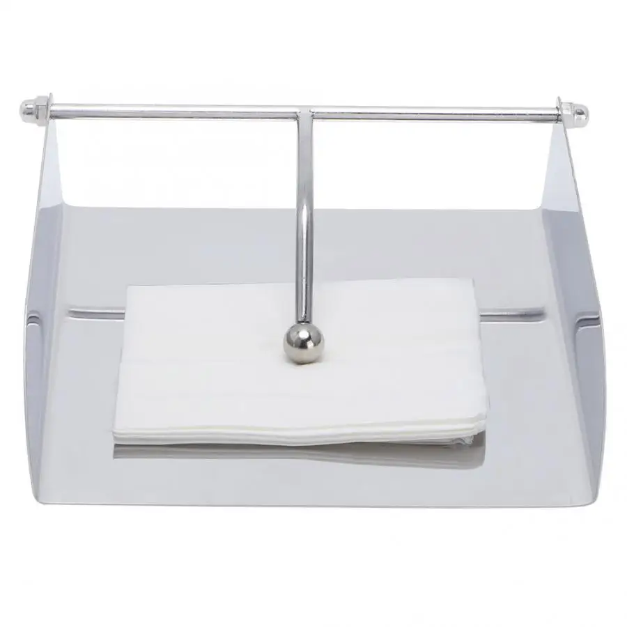 Нержавеющая сталь Отель домашний офис Настольный бумажный стол коробка для