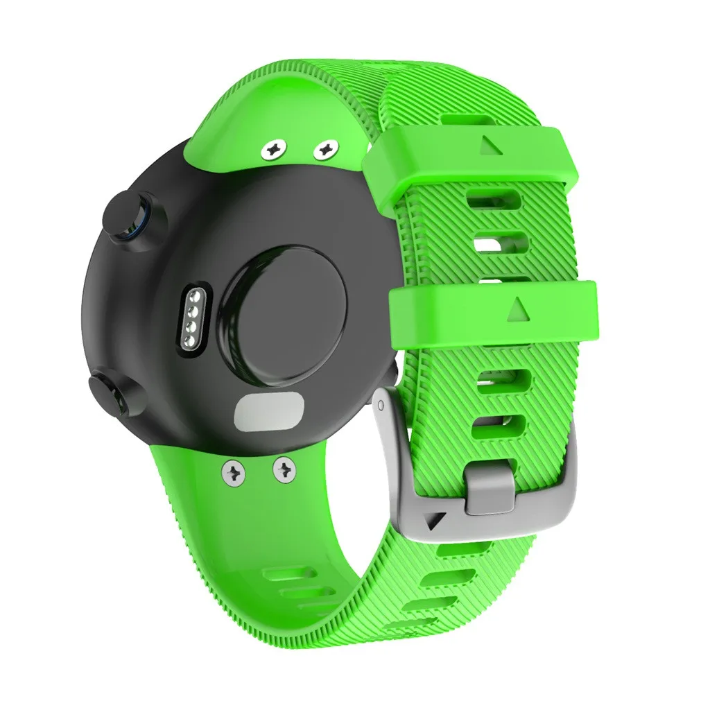 Для Garmin Forerunner 45 45S спортивный мягкий силиконовый сменный ремешок для наручных часов Смарт-часы носимые Аксессуары#1019