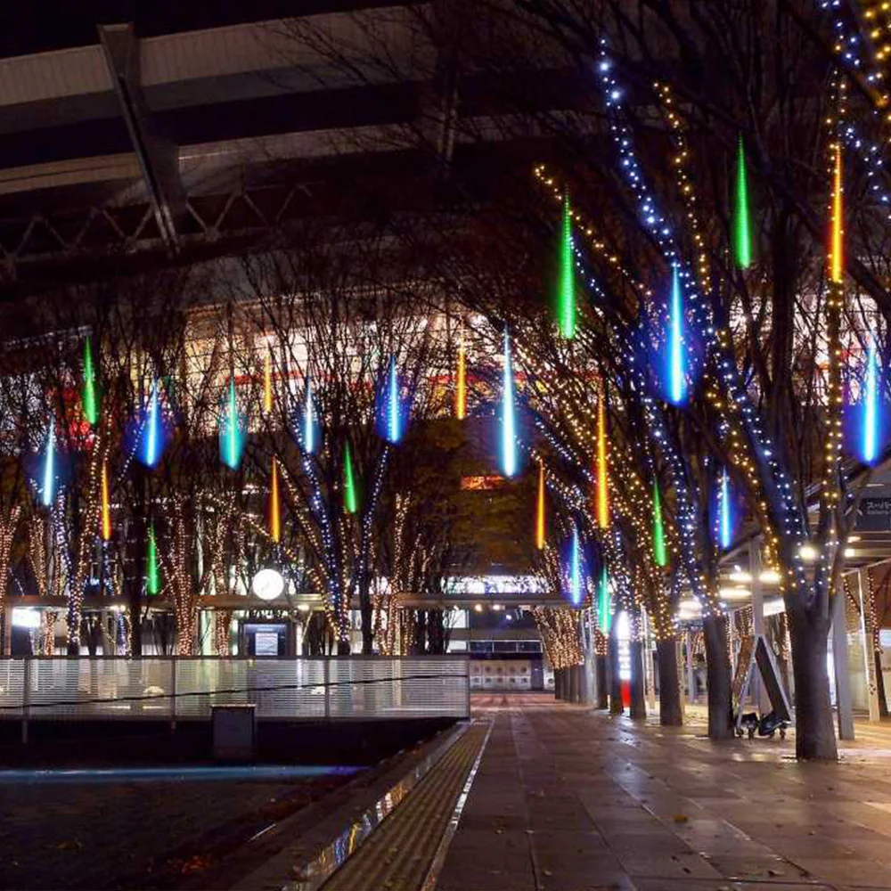 30/50 см 8 трубка праздник освещение струна Водонепроницаемый фестиваль