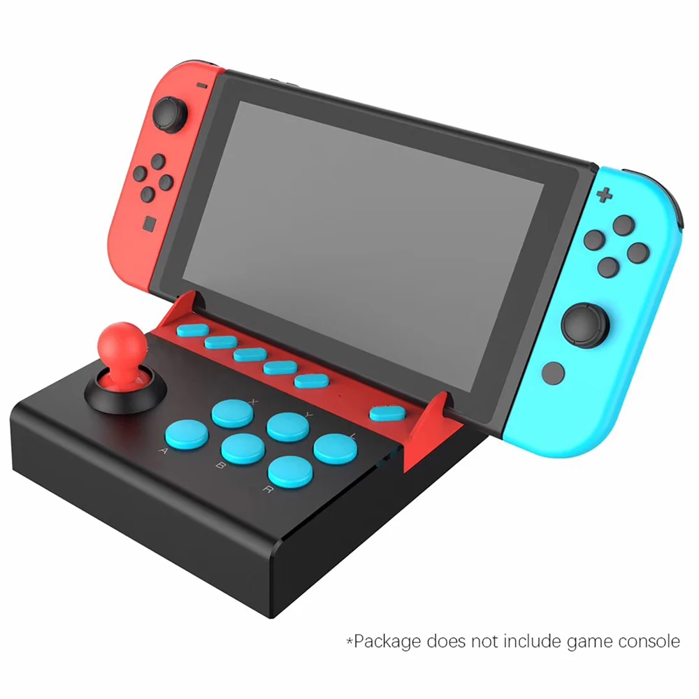 Arcade Game Single Rocker Control Games Joystick for Nintend Switch with 8 Tubro Action Buttons Adapter Handle | Электроника