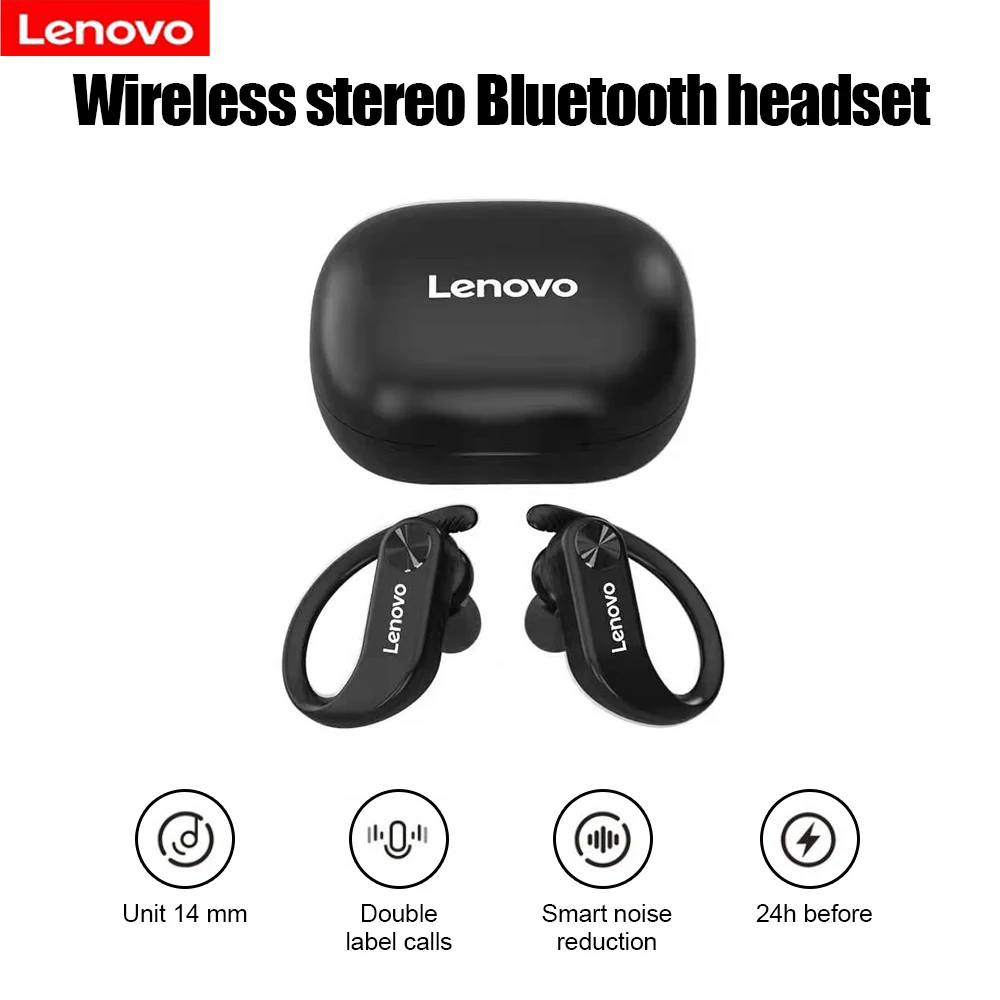 

Original Lenovo Wireless Headset Bluetooth TWS Headset With microphone Bass Stereo IPX5 Waterproof Sports Headphone For iPhone