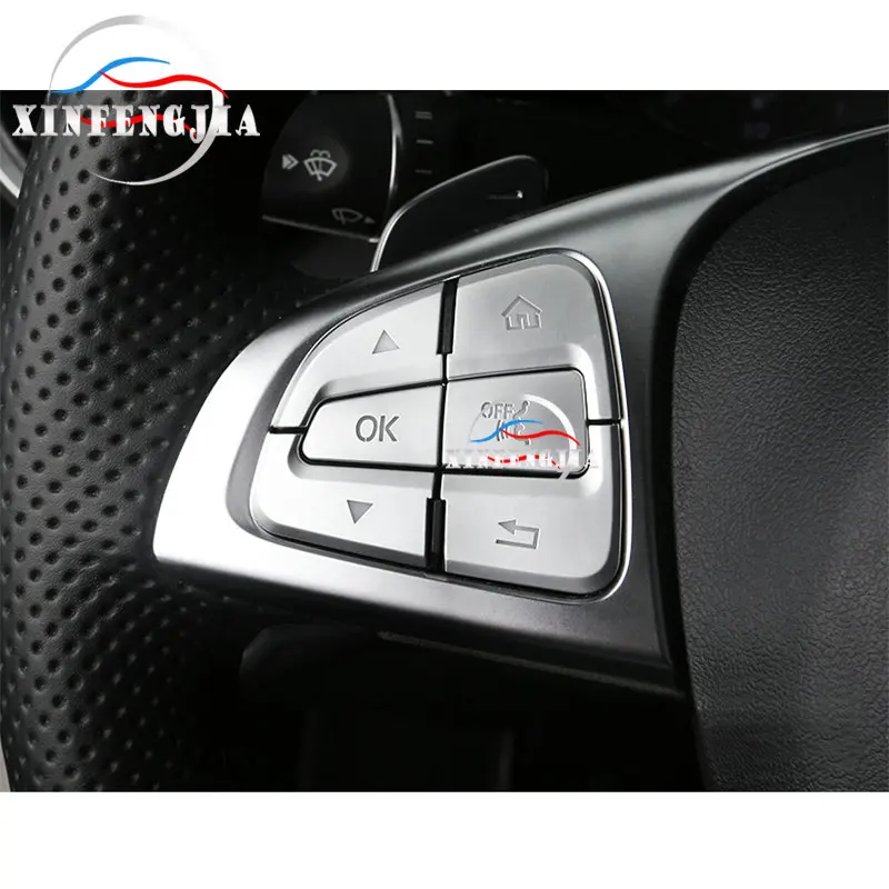 Для Mercedes-Benz A B CLA GLA GLE GLS CLS C класса GLC W205 X253 12x хромированная накладка на кнопки