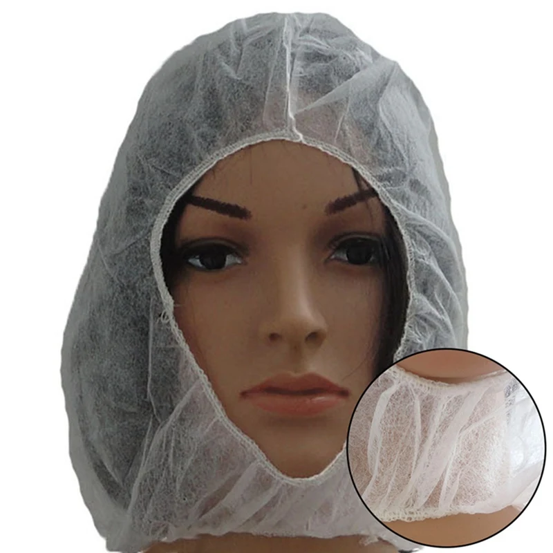 10 шт. Одноразовая крышка s изоляционная Крышка для волос Нетканая Защитная шапка