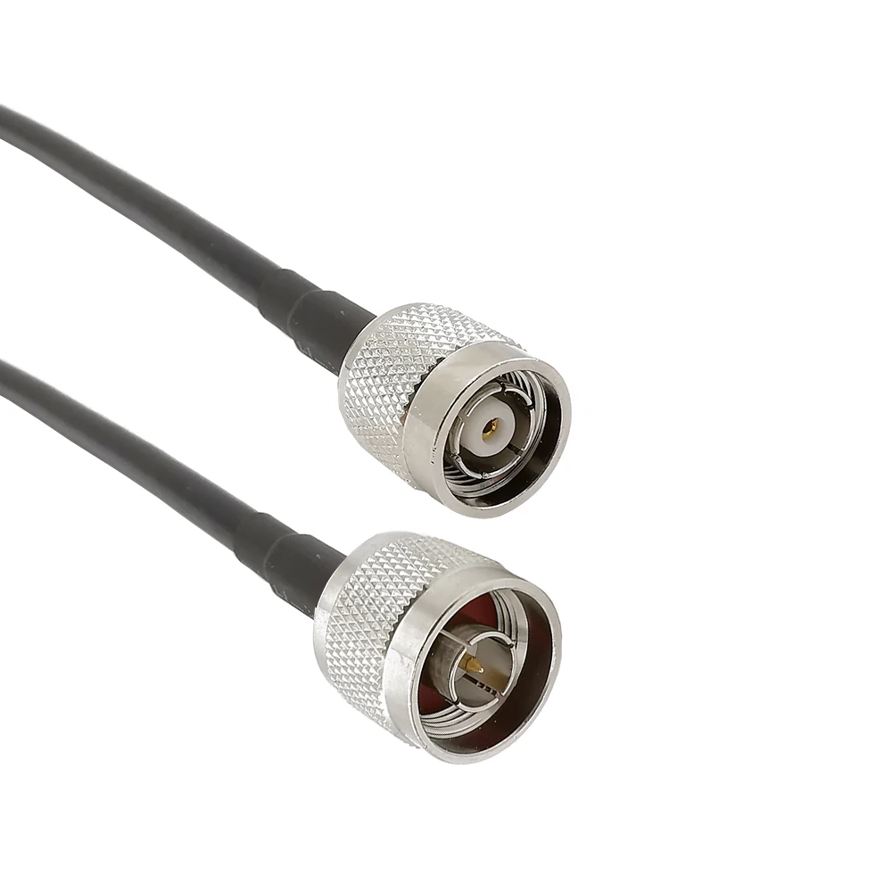 RP TNC Male к Type N LMR195 коаксиальный кабель Plug (женское центральное отверстие)