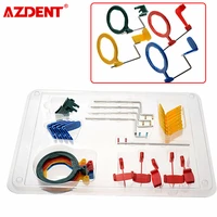 azdent dental intra oral x ray film positioning system complete colorful fps3000 aiming rings indicator arms bite blocks