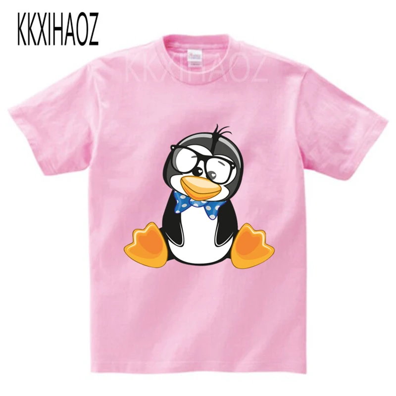 Футболка с рисунком животных для маленьких мальчиков и девочек Детская