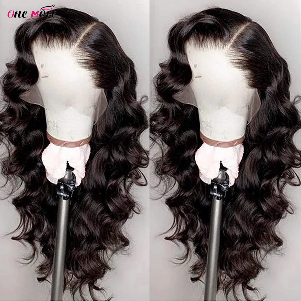 Loose Wave Lace Front Wig Transparent Lace Wig 13x4 Pre Plucked Lace Front Human Hair Wigs For Women Loose Wave Closure Wig 180%