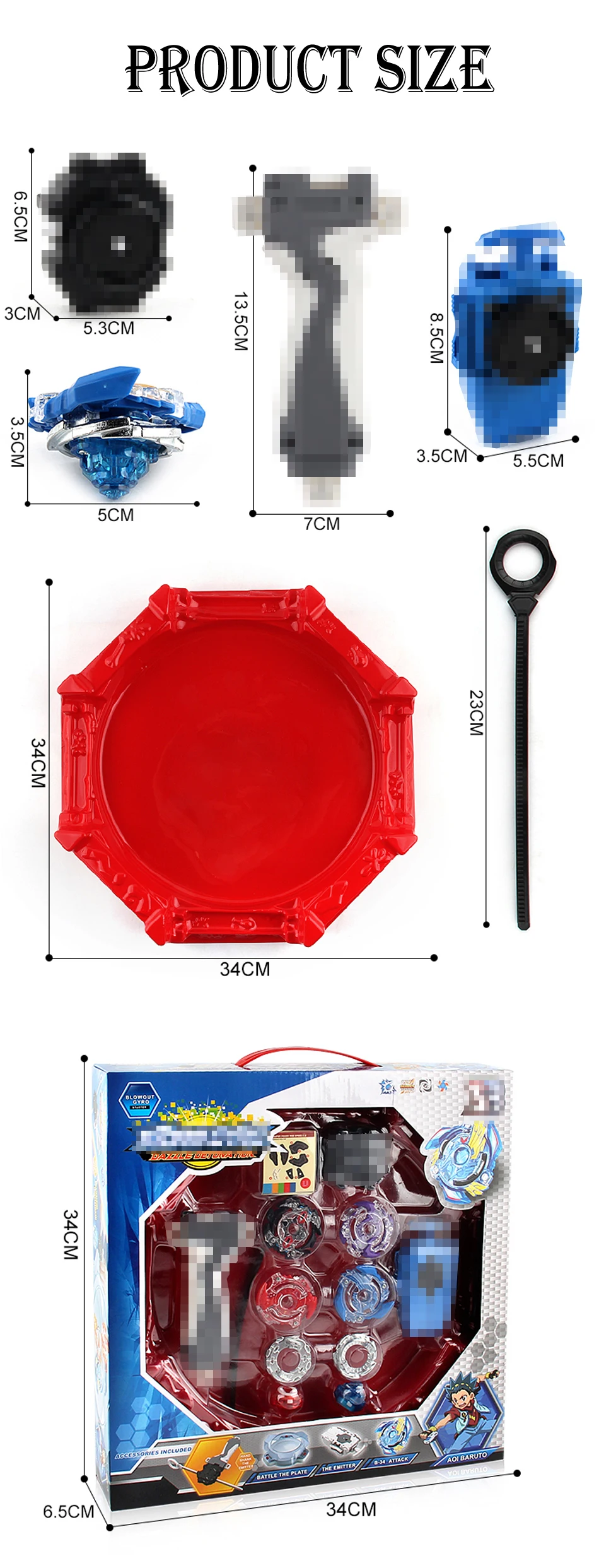 Оригинальная коробка Beyblade Burst для продажи Металл Fusion 4D BB807D с пусковой установкой и ареной спиннингом Набор детских игровых игрушек