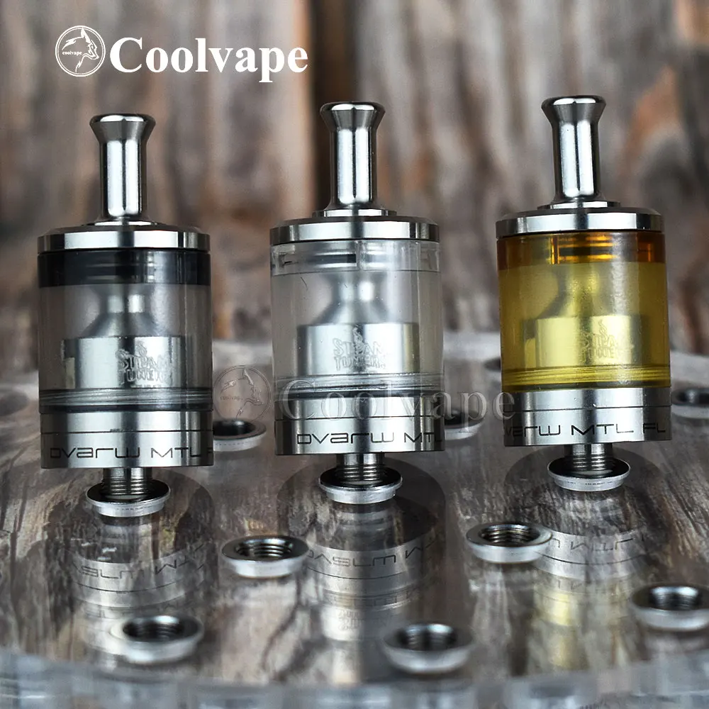 Coolvape SteamTuners Dvarw FL MTL 22 мм rta Top Fill Nano Kit с дрип-типом Taifun gtr вместимостью 2 мл материал