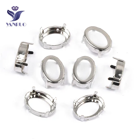 Металлические установки когтей YANRUO серебристые и золотые