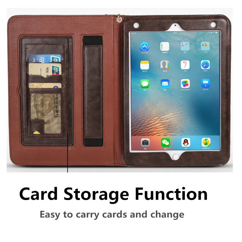 Классический однотонный чехол для iPad Mini 1 2 3 4 кожаный бумажник планшета mini mini2 mini3