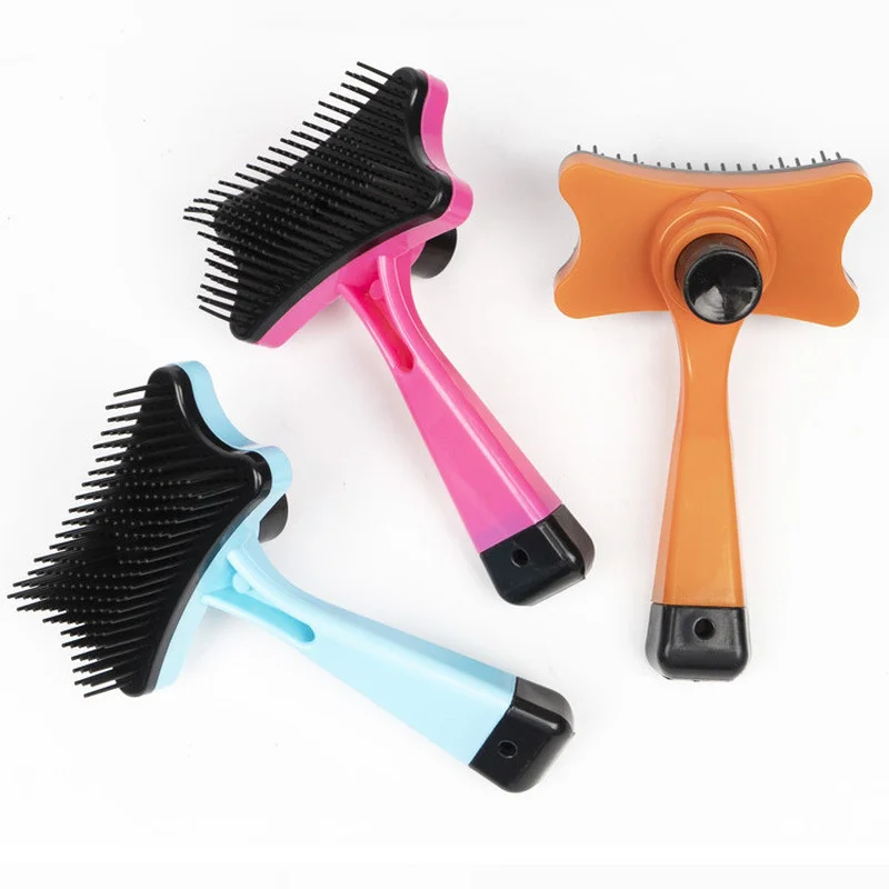 Профессиональная расческа для груминга собак и кошек щетка вычесывания