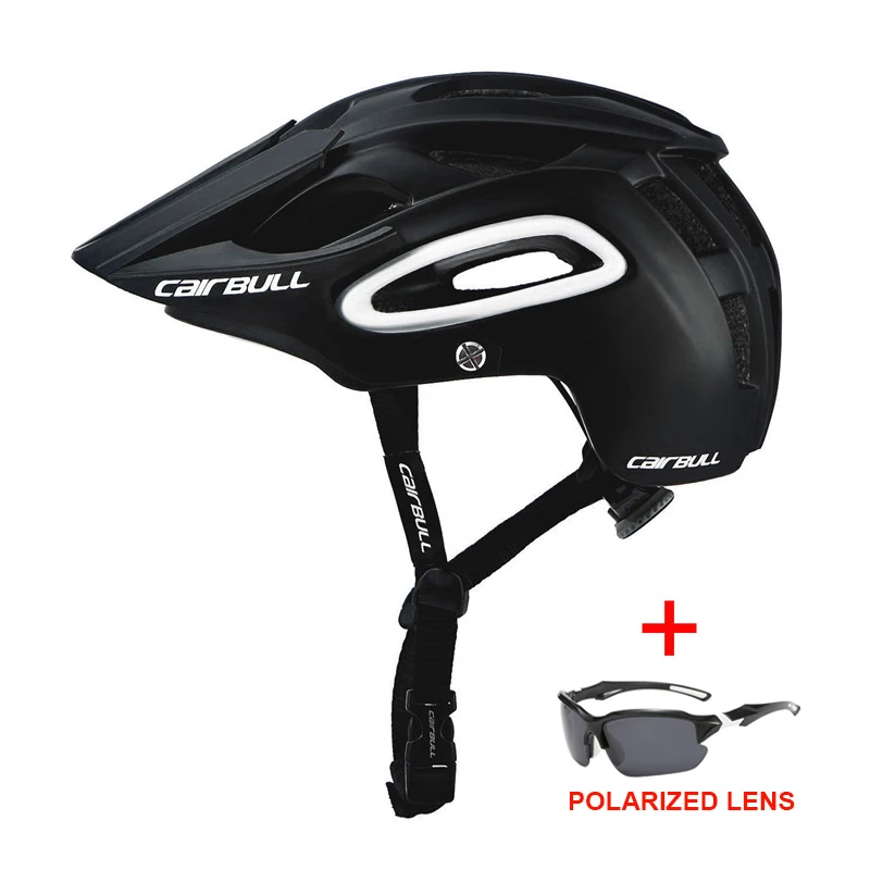 Спортивный дышащий велосипедный шлем для верховой езды с очками мужчин и женщин