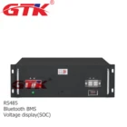 Фонарь с литиевой батареей 51,2 в, 80 Ач, lifepo4 bluetooth APP RS485 для инвертора, Фонарь солнечной системы + зарядное устройство 10 А